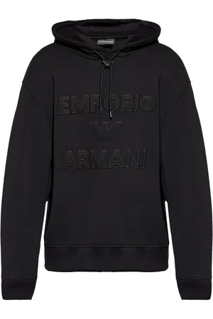 Emporio Armani Logo-appliqué hoodie