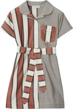 Burberry Striped cotton shirt dress