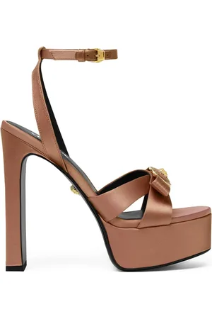 VERSACE 140mm Gianni Ribbon sandals