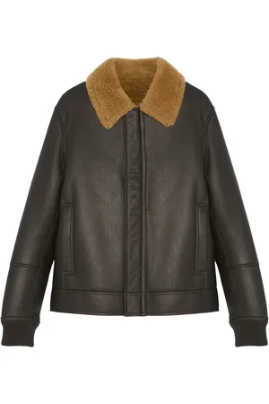 YVES SALOMON Shearling-collar jacket