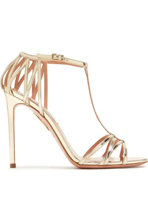 Aquazzura 105mm leather sandals