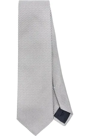 TAGLIATORE Patterned-jacquard tie