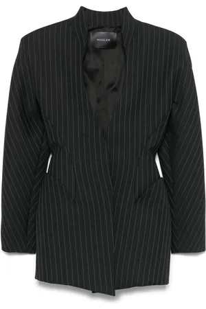 MUGLER Striped blazer