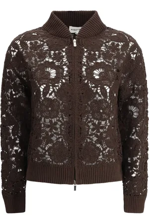 P.A.R.O.S.H. Crochet-knit bomber jacket