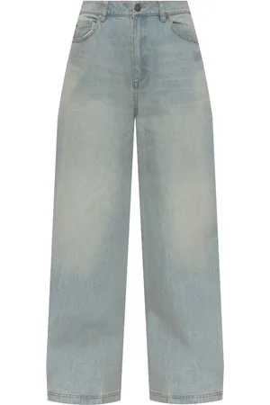 adidas Zip-detail wide-leg jeans