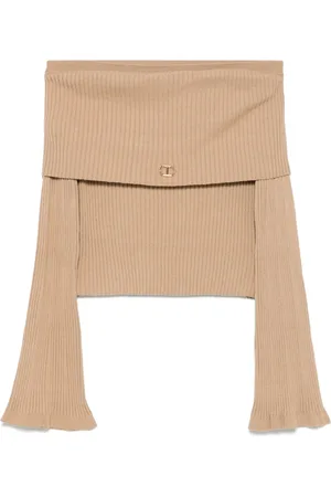 Twin-Set Open-shoulder sweater