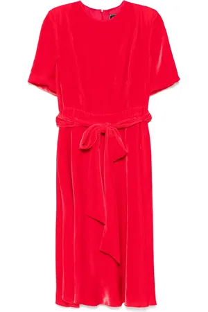 Styland Velvet midi dress