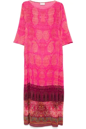 PIERRE-LOUIS MASCIA Trapezio silk dress