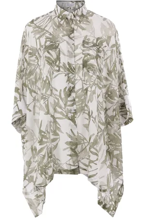Brunello Cucinelli Printed silk shirt