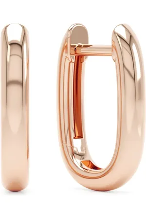 LOEV 14kt rose gold Allday hoop earrings