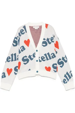 Stella McCartney Logo-intarsia cardigan