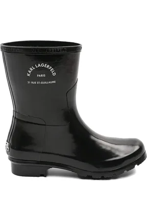 Karl Lagerfeld Logo rain boots