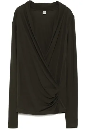 Totême Overlapped jersey top