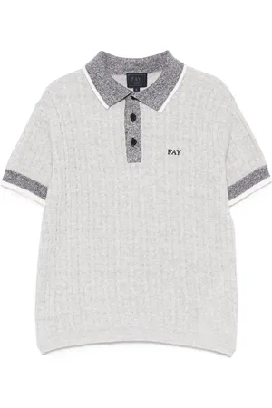 FAY Knitted polo shirt