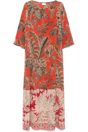 PIERRE-LOUIS MASCIA Trapezio silk dress