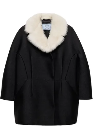 Prada Double-breasted twill coat