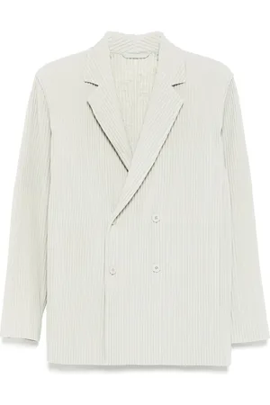 Issey Miyake Pleated long sleeves blazer