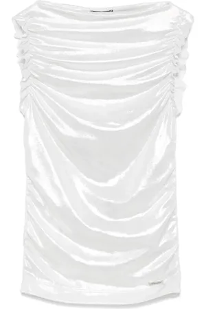 MONNALISA Lamé-effect top