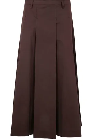 SEVENTY BY SERGIO TEGON Pleat-detail skirt
