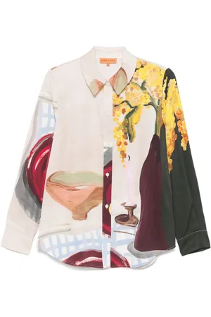STINE GOYA Illustration-print shirt
