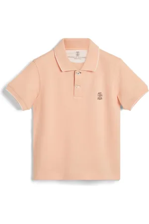 Brunello Cucinelli Logo-embroidered polo shirt