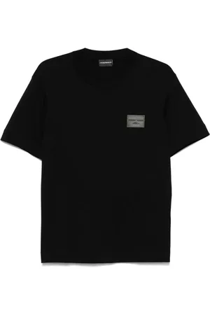 Emporio Armani Logo-embroidered T-shirt