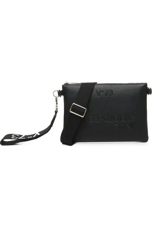 V°73 Branded-strap clutch bag