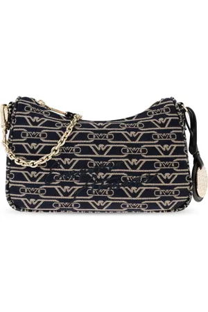 Emporio Armani Embroidered logo shoulder bag