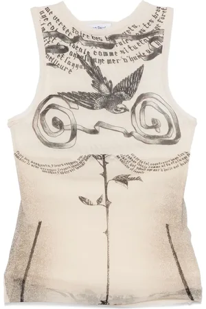 Jean Paul Gaultier Printed tank top