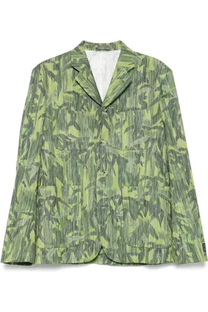 Kenzo Chiku-Rin Camo-motif blazer