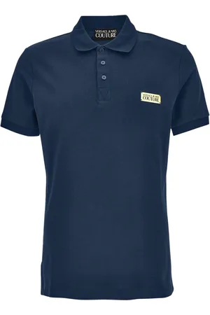 VERSACE Appliqué polo shirt
