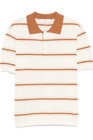 DUNST Striped polo shirt
