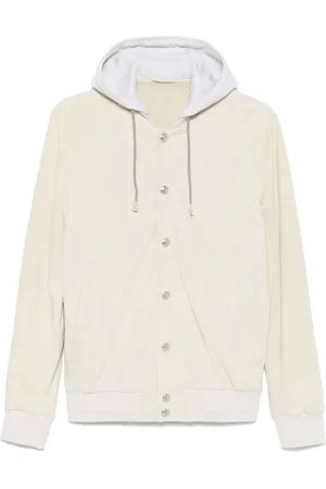 ELEVENTY Hooded bomber jacket