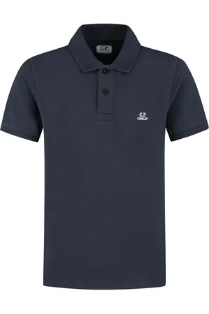 C.P. Company Logo-embroidered polo shirt