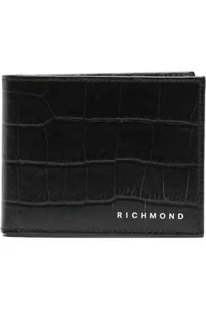 John Richmond Croc-embossed wallet
