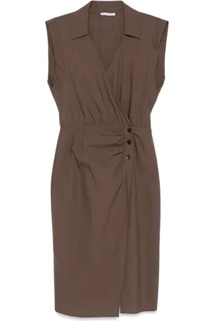 Patrizia Pepe Wrap shirt dress