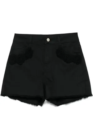 Liu Jo Crochet-flowers shorts