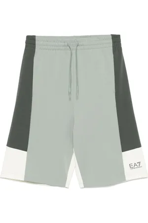 EA7 Colour-block shorts