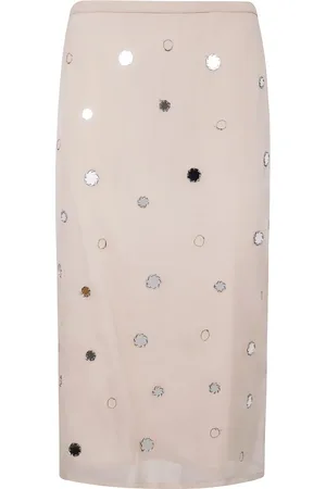 SEVENTY BY SERGIO TEGON Paillette-embellished midi skirt