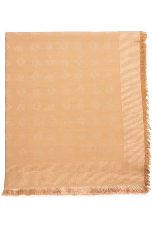 Fendi FF-jacquard scarf