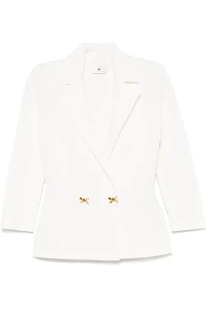 Elisabetta Franchi Jewelled bows knit blazer