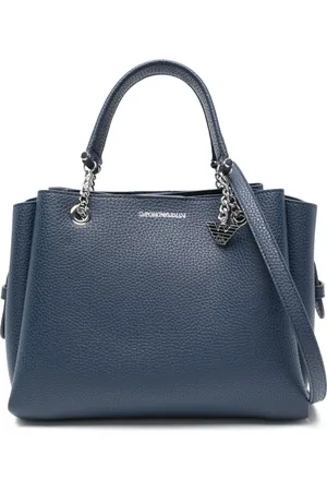 Emporio Armani Logo-pendant tote bag