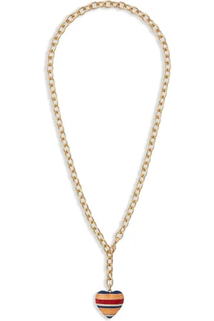 Roxanne Assoulin The Striped Puffy Heart necklace