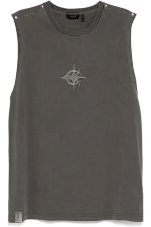 FIVE CM Logo-embroidered vest
