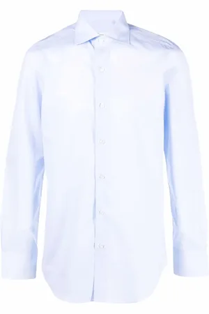 Finamore Long-sleeve cotton shirt