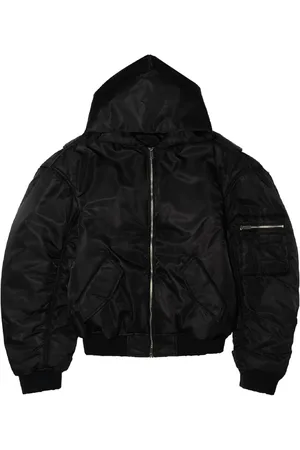 Mainless Hooded bomber jacket