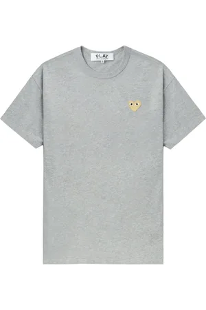Comme des Garçons Heart-patch cotton T-shirt