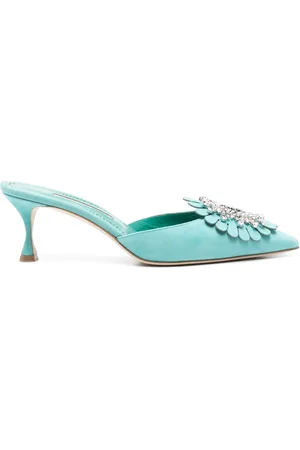 Manolo Blahnik 50mm Shogmu mules