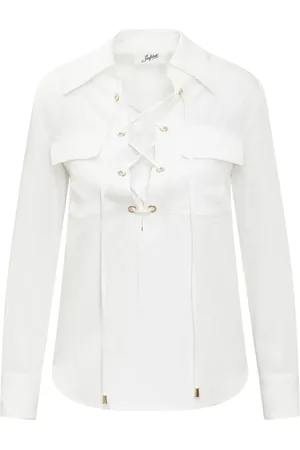 THE SEAFARER Lace-detail shirt
