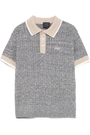FAY Embroidered-logo polo shirt